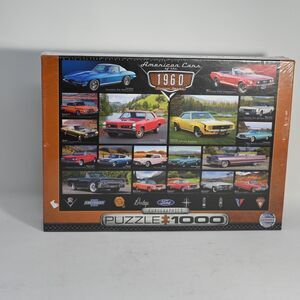 Eurographics 1960 American Cars 1000 Piece Puzzle Sealed